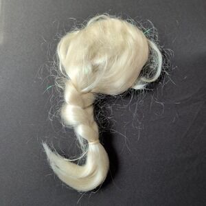 Build A Bear Frozen Elsa Wig Braid Ponytail Sparkle BABW 2017